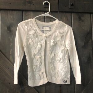 Gilly Hicks Girls White Sweater Size M